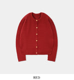 Rogers round emboss cardigan
