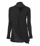Layered Dot Scarf Long Sleeve