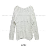 Happy Mix Net Slit Knit