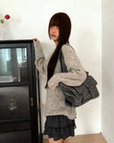 [MADE] Noma Lace Frill Banding Tiered Mini Skirt