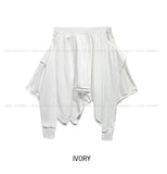 Foldy Unbalanced Shibori Strap Skirt