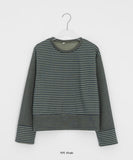 Hillmon Stripe Round Long Sleeve Tee