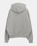 [Brushed Lining] Lao Fleece Two-Way Crop Adjust Hood Zip-Up