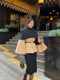 Blon Polar Knit Shawl Cape Warmer