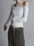 Neck strap knit sleeve