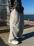 Diagonal Cargo Hip-hop Pants
