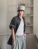 Pina Cool Denim Half Shirt