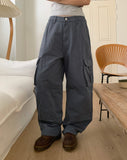 Linju string pocket cargo long pants