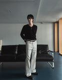 Bring Deki Rib V-neck Knit