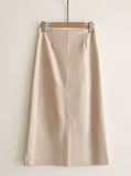 Shui Cut Brushed H-line Long Skirt