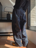 Qoo Back Painting Denim Pants