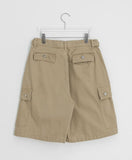 Ferdin Cotton Adjust Cargo Bermuda Pants