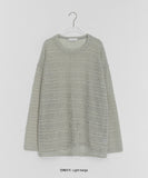 [unisex] Dolt Summer Punching See-through Knit