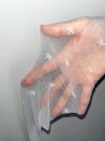 Luge ribbon see-through long underwear stockings