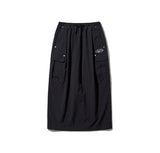 Pintuck Cargo Parachute Skirt