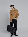 Ribbed Crop Corduroy Jacket