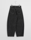 Manker Rivet Raw Denim Balloon Wide Pants