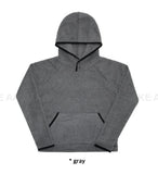 FLEECE FINGER-HOLE HOOD TOP