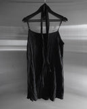 Riru Wrinkle Scarf Sleeveless One Piece