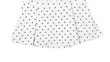 Ayu Dot Button Pintuck Blouse