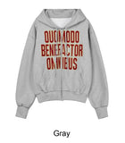Ender Patch Crop Hood Zip-Up