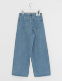 Hobe Jacquard Stripe Denim Wide Pants