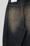 Pintuck Orange Denim