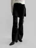 Sahel Two-Way Shirring Skirt Pants