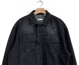 Lavender crop denim jacket