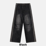 Terne Line Denim Parachute Pants