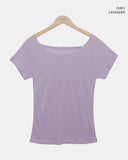 Baybin One-Shoulder Short Sleeve T-shirt