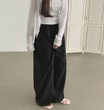 Linen Banding Wide Pants