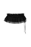 Cupin frill cover short skirt