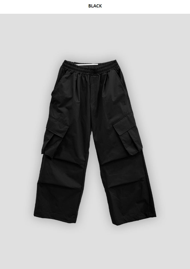 【DISCERNMENT】Unbalanced unisex cargo balloon pants DISCERNMENT (ディーサーメント) - アンバランス男女兼用カーゴ