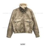 Betty Washed High Neck Buckle Mustang