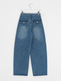 Bayani Washing Wide Denim Pants