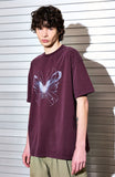 AubeA X-ray Butterfly Pigment T-shirt