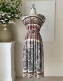 Onday Ethnic Patterned Sleeveless One Piece (Belt set)
