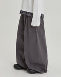 [BAONHAUS] Monibeu banding balloon wide pants