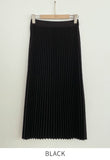 Devella Pleat Banding Long Skirt