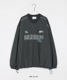 [unisex] Cannew nylon string printing over sweatshirt