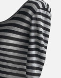 Anna Stripe Short Sleeve Tee