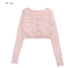 Atu Pastel Button Knit Cardigan