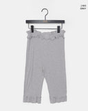 Zabel Rib Frill Capri Pants