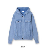 Demon Washing Knit Hood Jacket