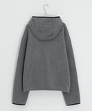 [unisex] Canie Hood Color Matching Fleece Zip-Up Jumper