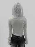 Onne Strap Shirring Hoodie