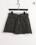Rattan Vintage Washed Surgical Mini Skirt