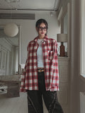 Motsu Loose Fit Checkered Shirt