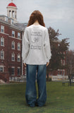 Positive Embroidery Raglan Sweatshirt